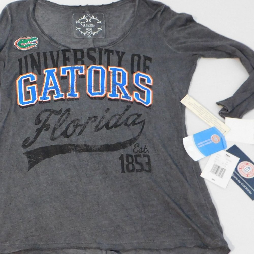 Florida Gators G3 for Her By Alyssa Milano SHIRT Womens M Carl Banks NEW